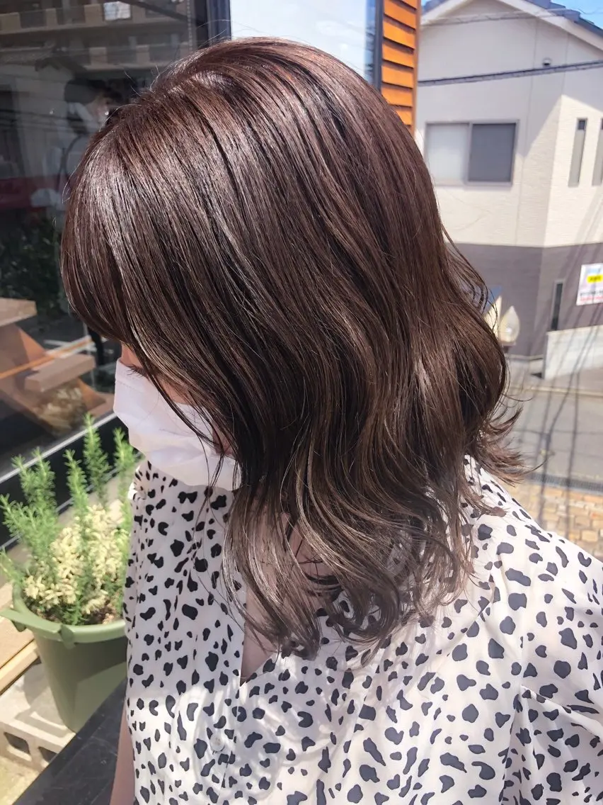 ミディアム ヘアカラー トリートメント SET-UP北長瀬 Yurukiのヘアスタイル