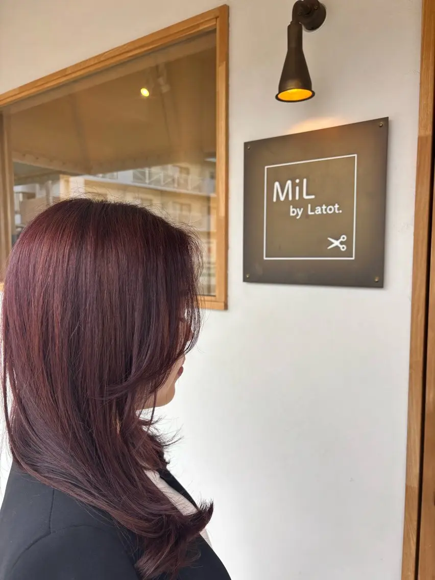 カラー ヘアカラー MiLbyLatot ruriko🌈のヘアスタイル