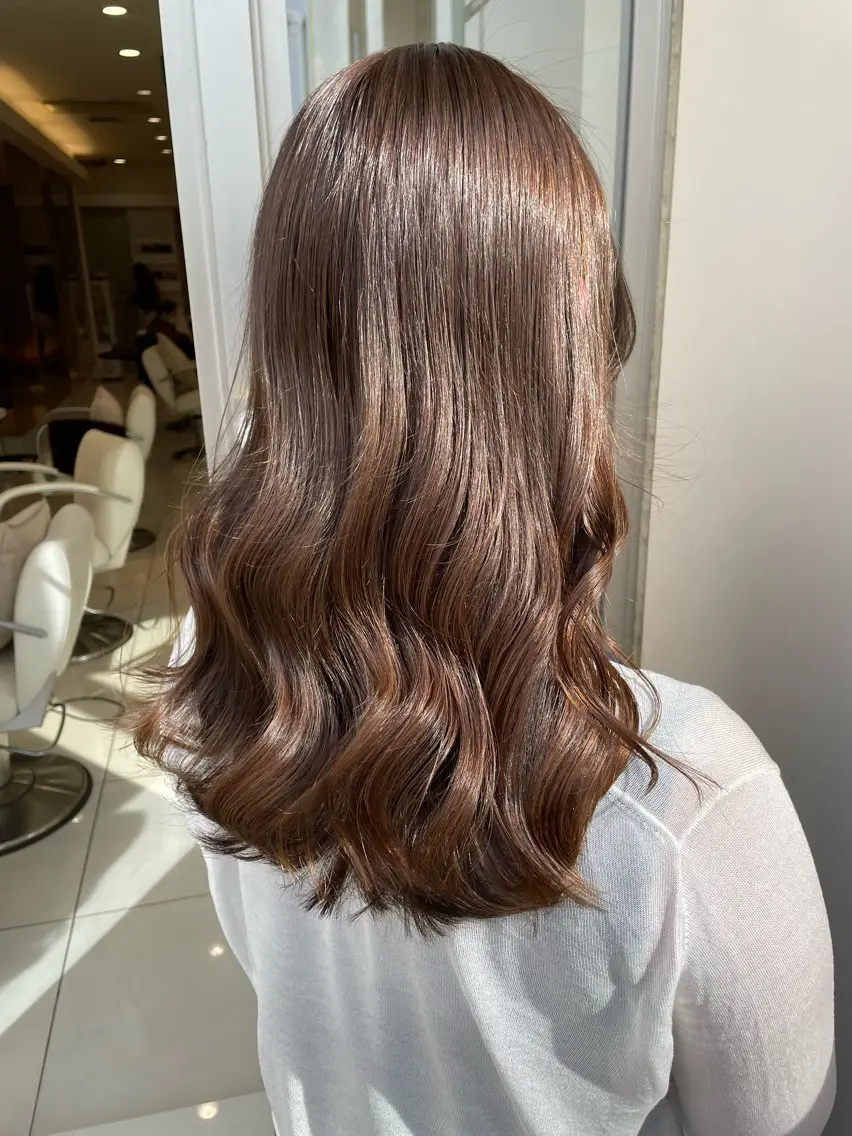 セミロング 岡田 大樹のヘアスタイル