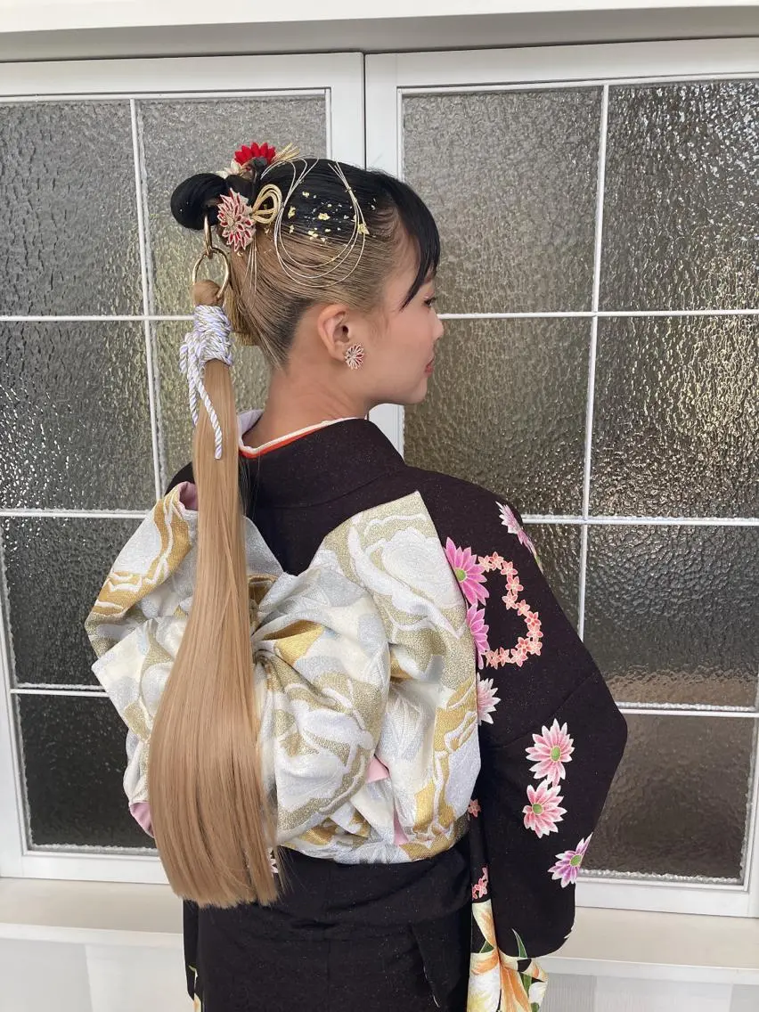 💐着物ヘアセット💐[⚠️時間相談のため補足説明をご確認ください！]の写真