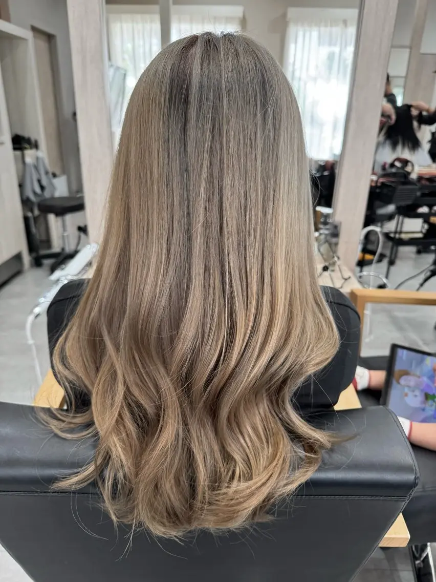 ロング パーマ 永田 まどかのヘアスタイル