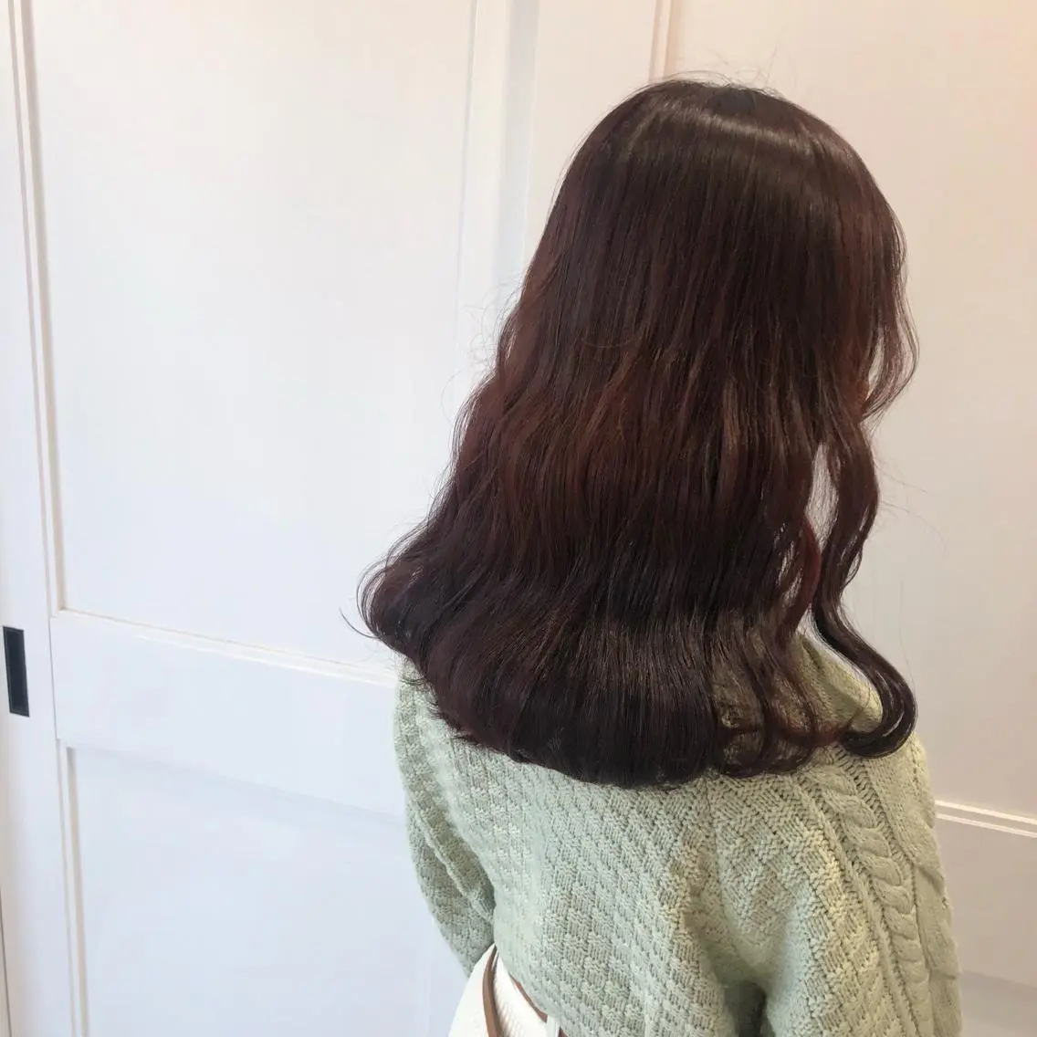 ロング ピンクラベンダー ヘアカラー 中島 沙也加のヘアスタイル