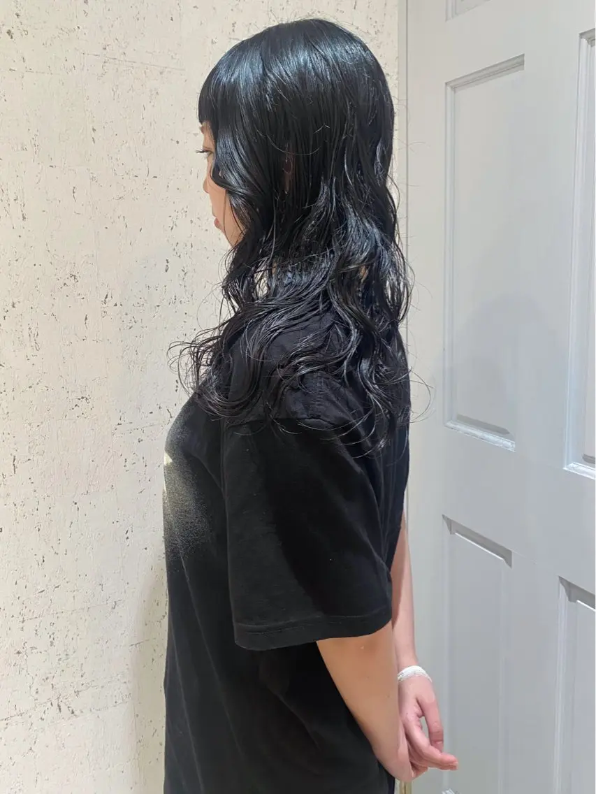 ロング カラー パーマ ヘアカラー パーマ mai / linoah˚✧のヘアスタイル
