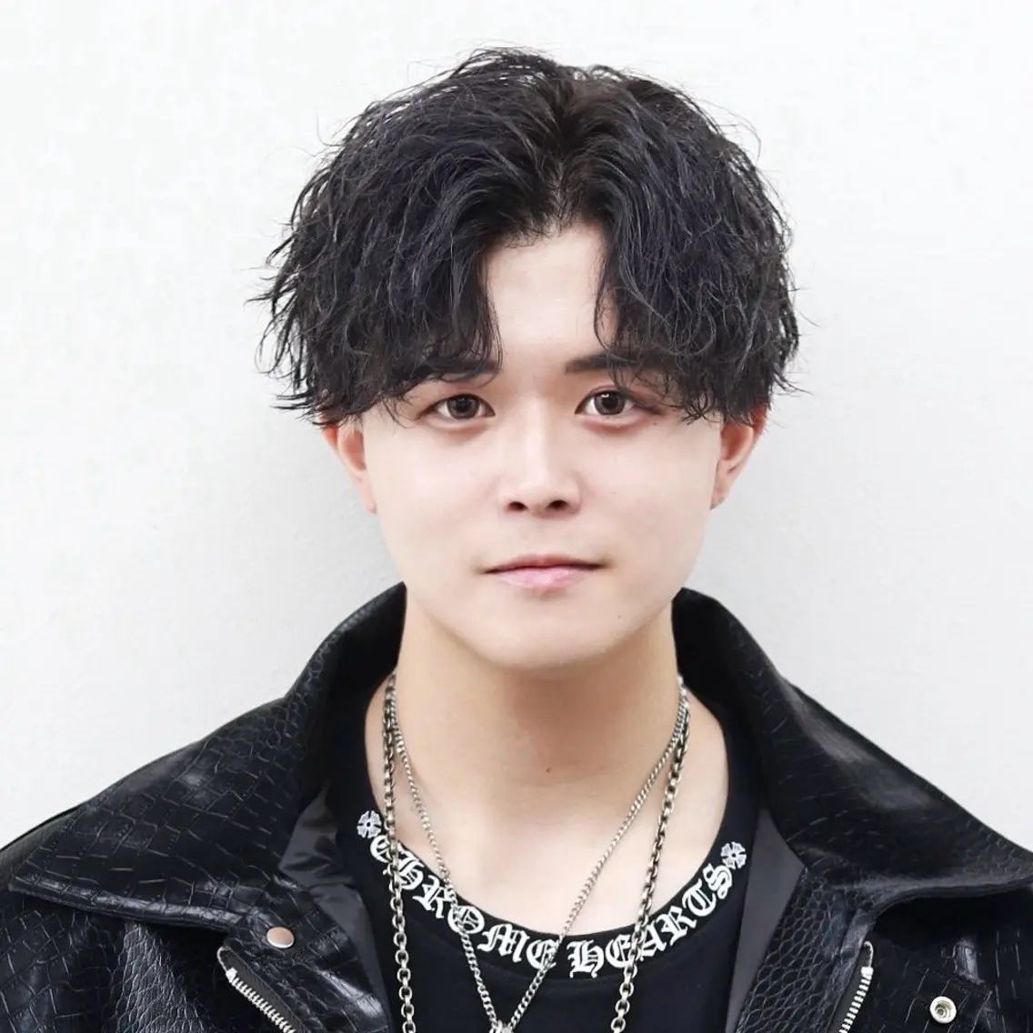 ショート カラー パーマ メンズ カット 🔥メンズ極🔥韓国 シャドウ/波巻き柿崎のヘアスタイル