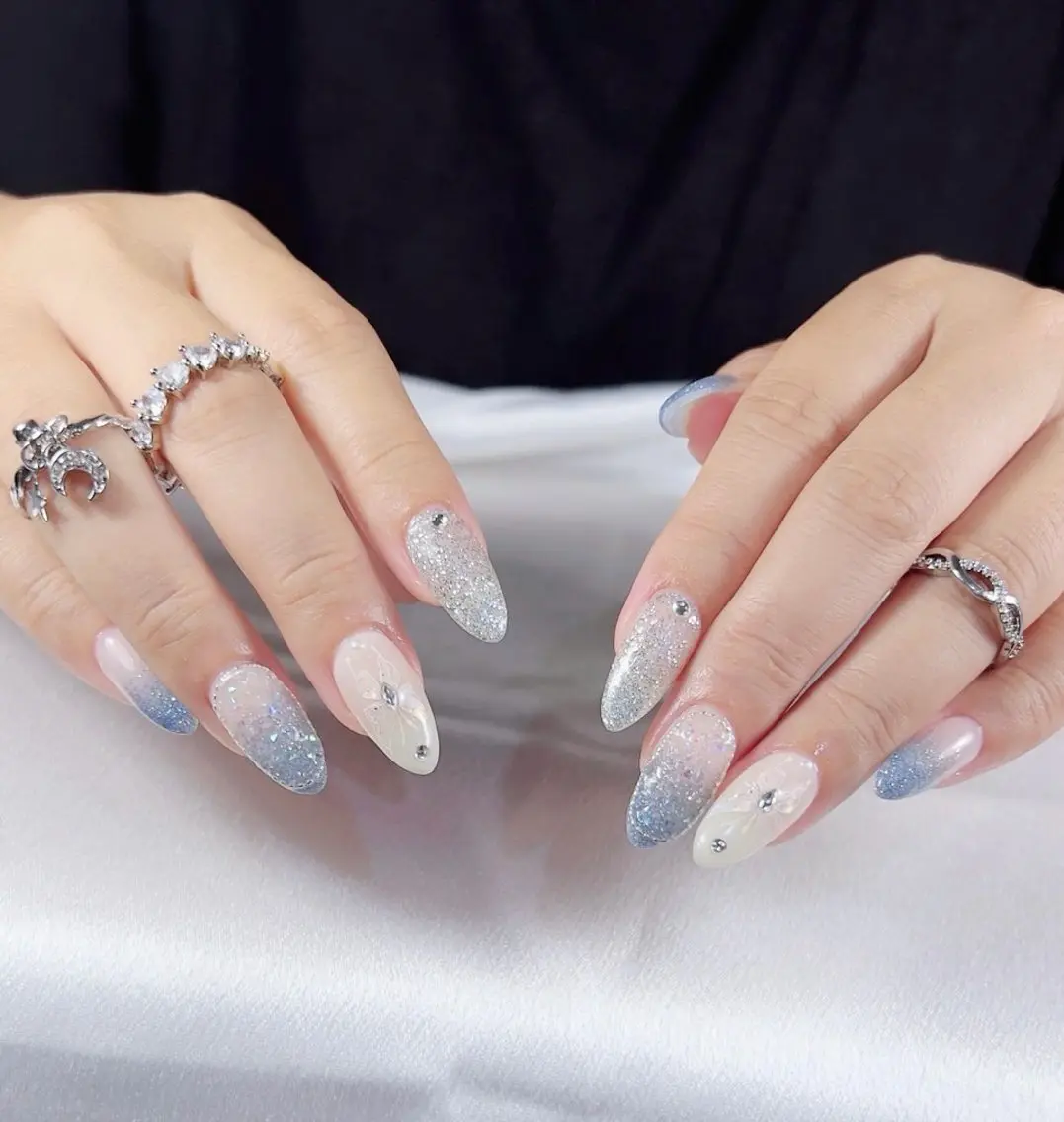 ネイル 長さ出し Sunset Nail 柏のネイルデザイン