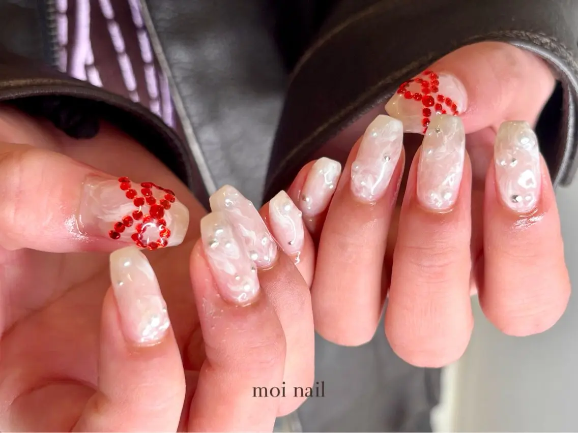 ネイル ハンドネイル moi nail ˙⋆.˚のネイルデザイン