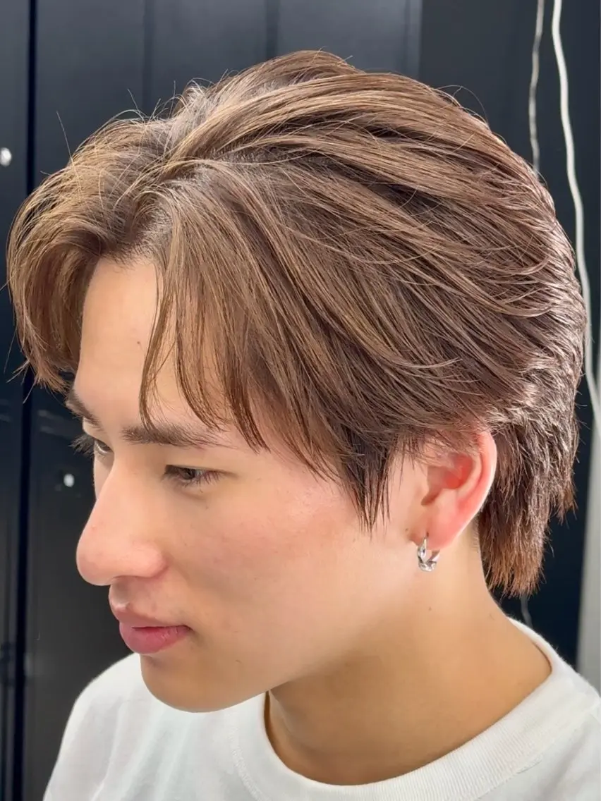 ミディアム メンズ 👑メンズパーマ 特化👑しょーたのヘアスタイル