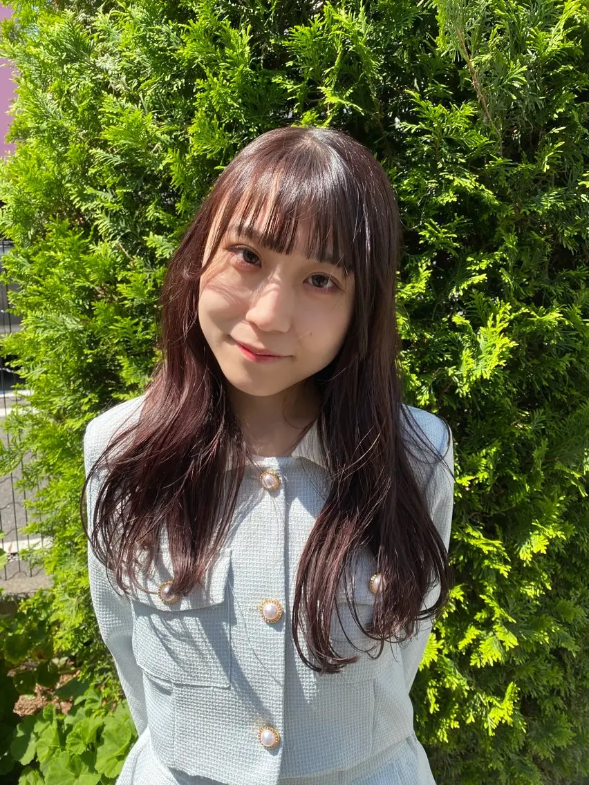✨前髪カット+透明感ダメージレスカラー+クイックトリートメント✨の写真