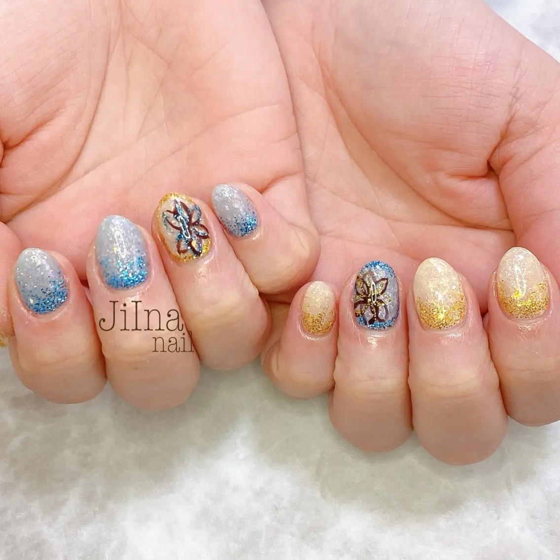 ネイル 持ち込み JiIna nailのネイルデザイン