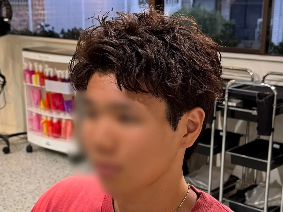 パーマ メンズ 佐藤 七星のヘアスタイル