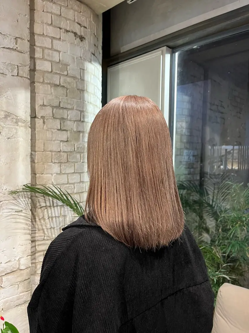 セミロング カラー カット ヘアカラー トリートメント ボブカットモデル募集 🌟hana🦖のヘアスタイル