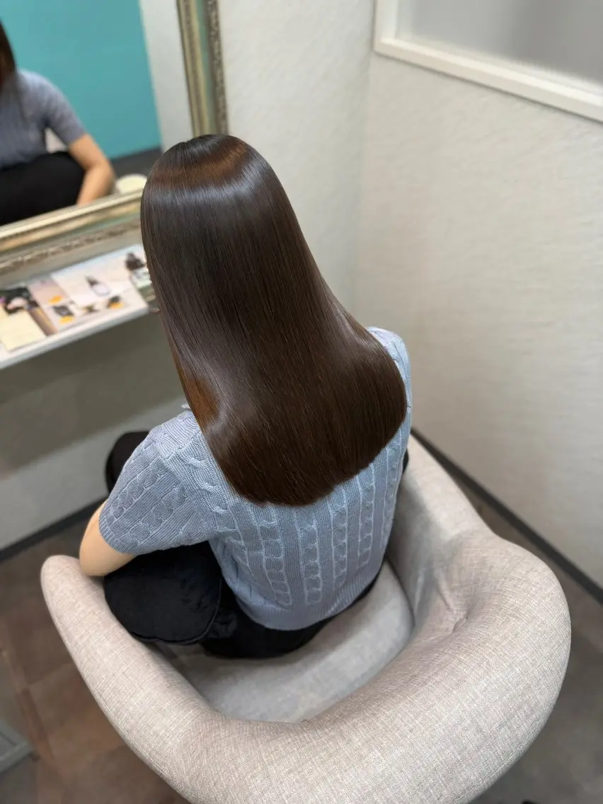 ロング トリートメント ヘッドスパ 髪質改善/縮毛矯正 アンナ🍊のヘアスタイル