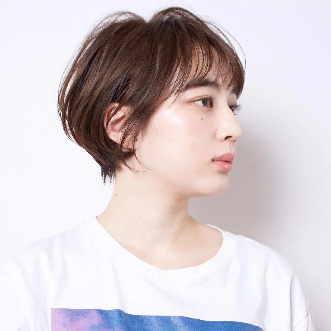 ショート 中高下 由真のヘアスタイル