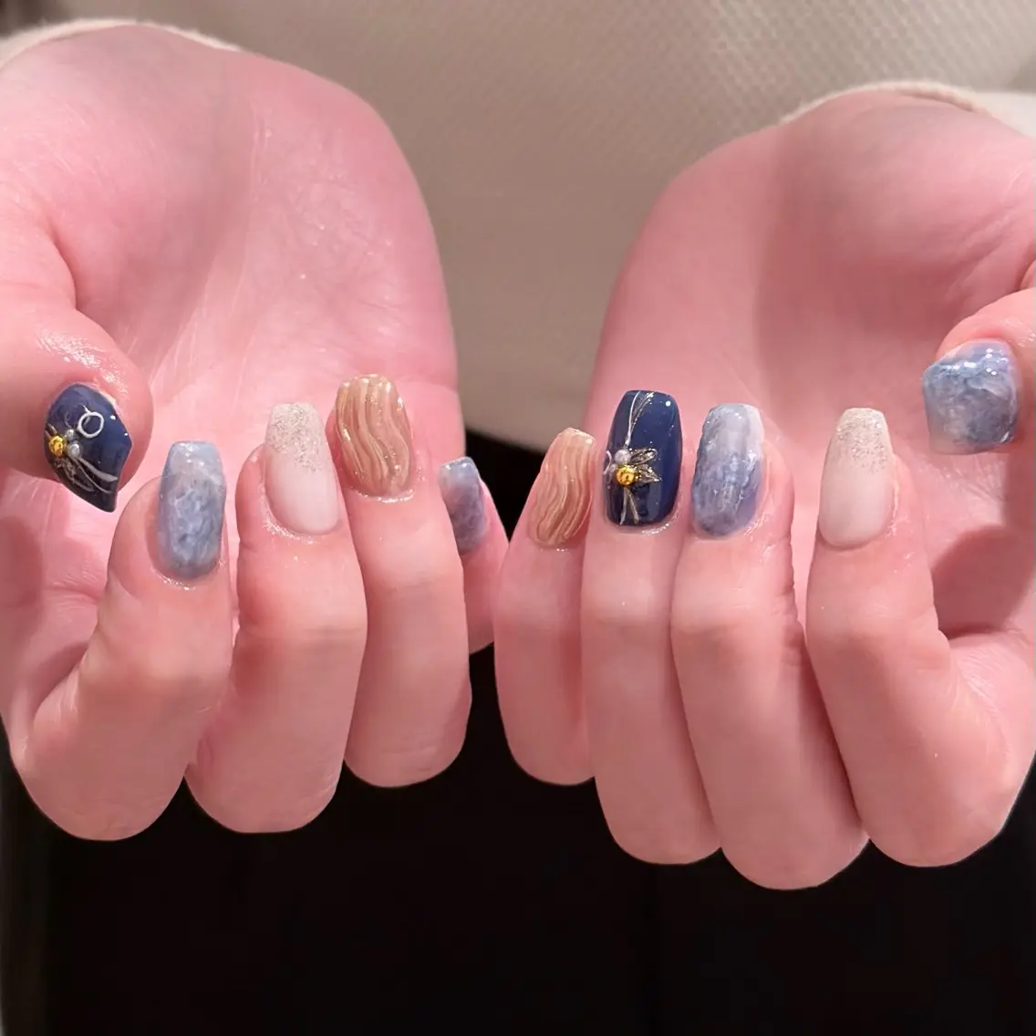 ネイル ハンドネイル 🎀フェイ フェイ🫧💗のネイルデザイン