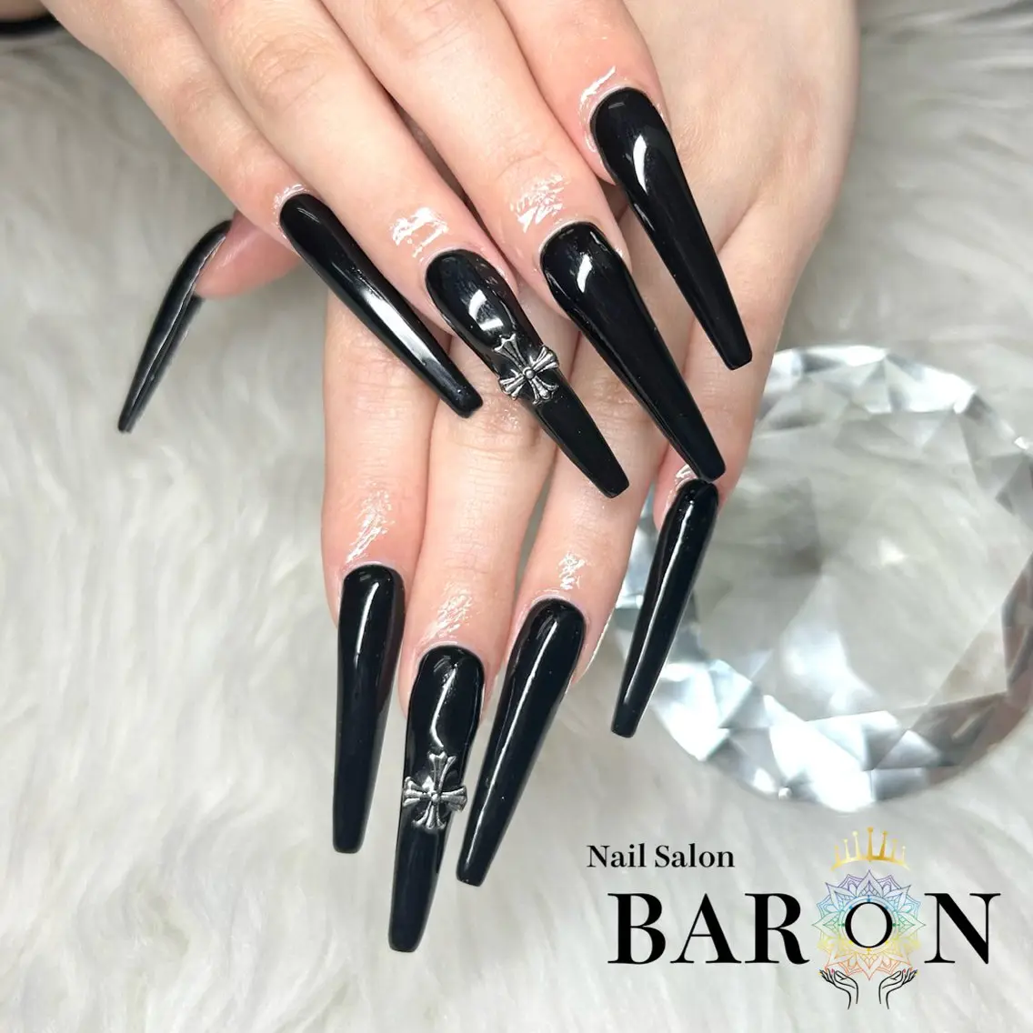 ネイル ワンカラーネイル ♛︎BARON♛︎ SUMIRE.のネイルデザイン