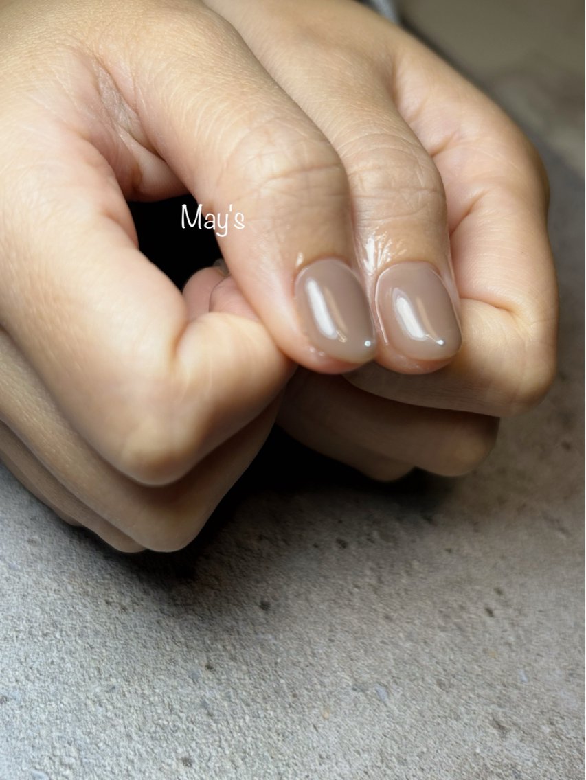 ネイル ワンカラーネイル ハンドネイル nail salon May'sのネイルデザイン