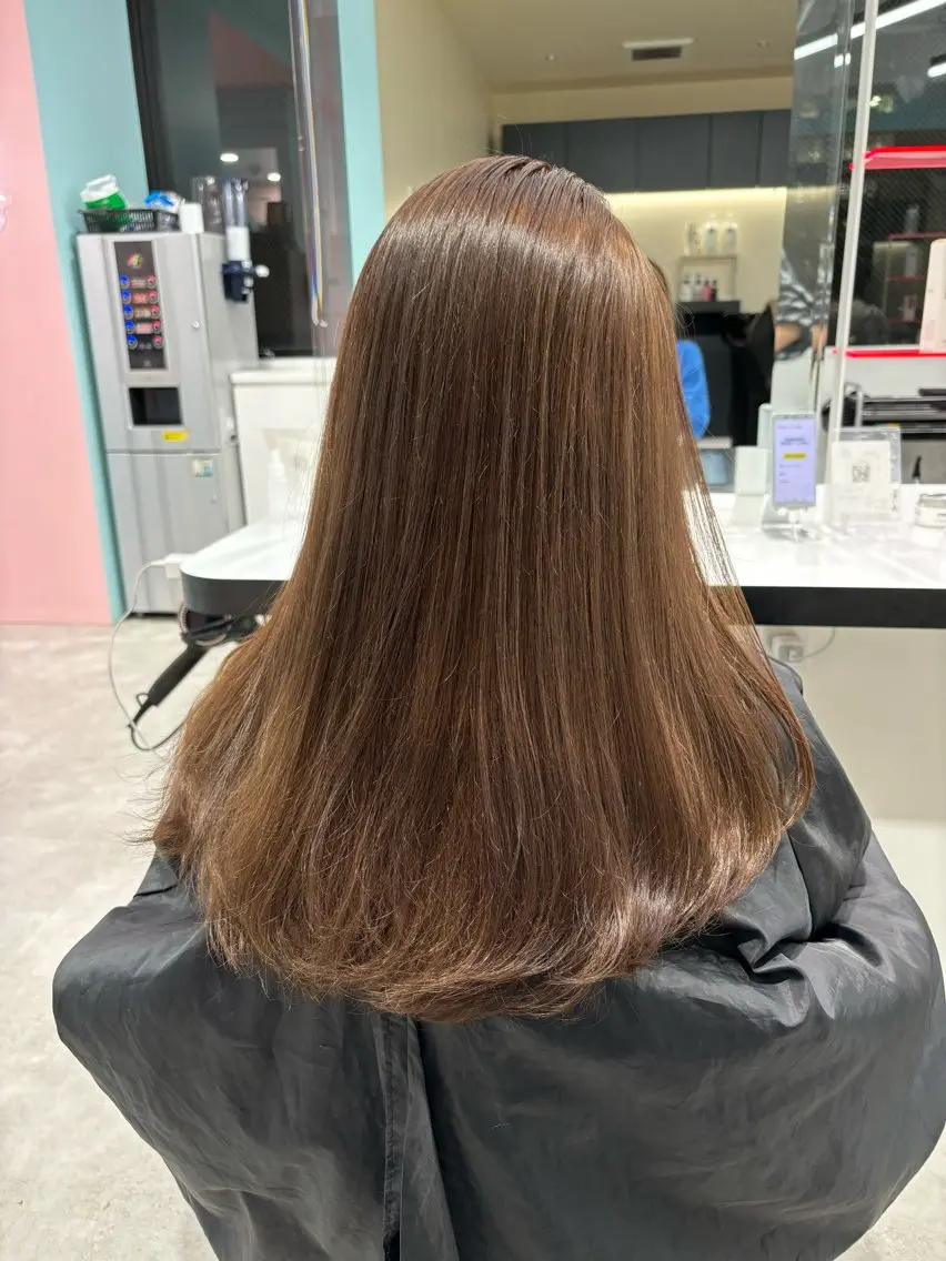 【🐝ブリーチなしで可愛く🍯】💕カット➕ブリーチなしorありWカラー➕炭酸スパ➕ヘアセット💕🥹の写真