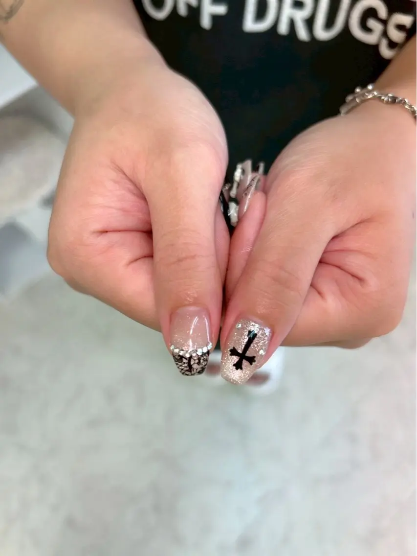 ネイル 【岐阜🦋】 キラキラネイル✨あゆのネイルデザイン