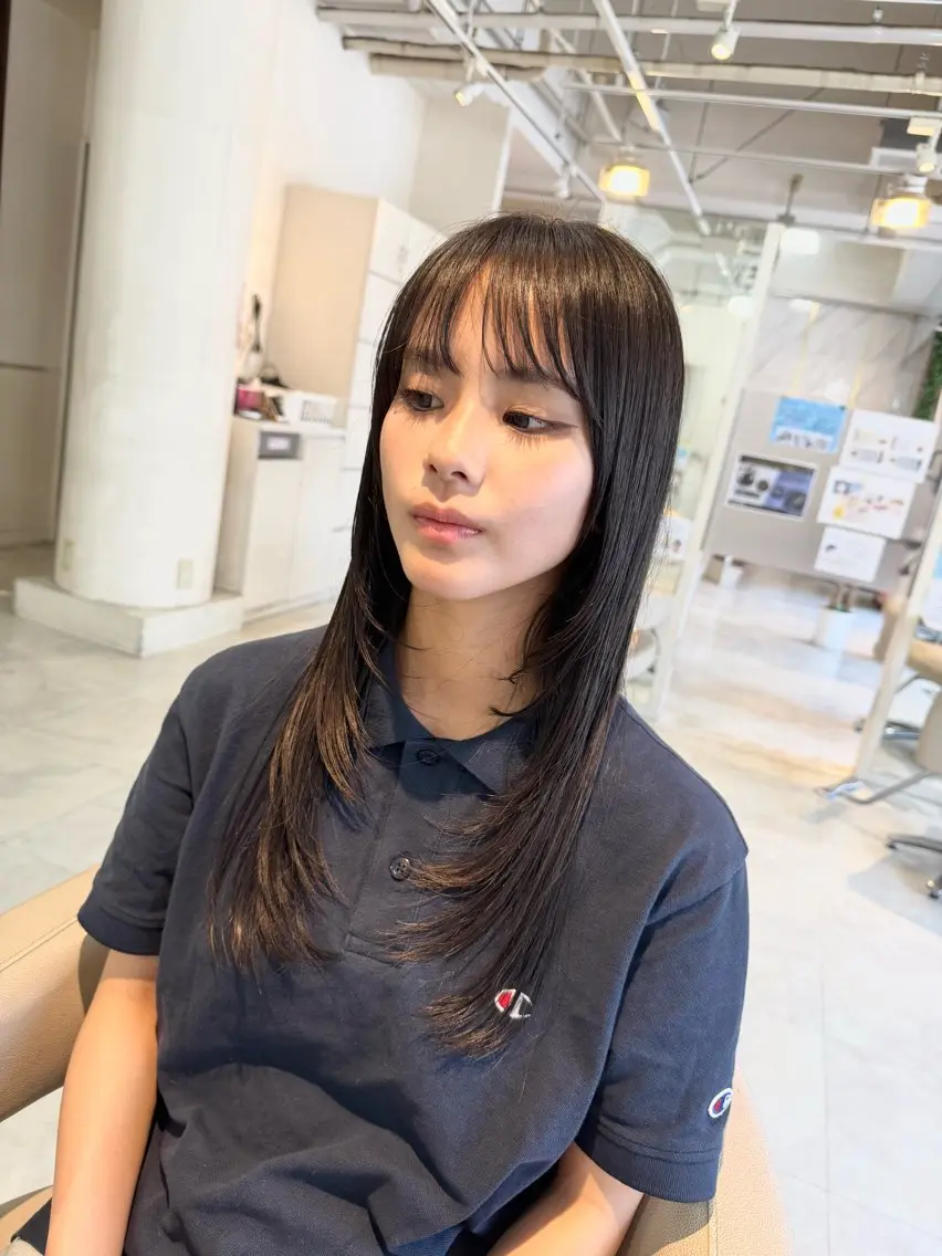 ロング カット トリートメント ヘッドスパ 本田 卓也のヘアスタイル