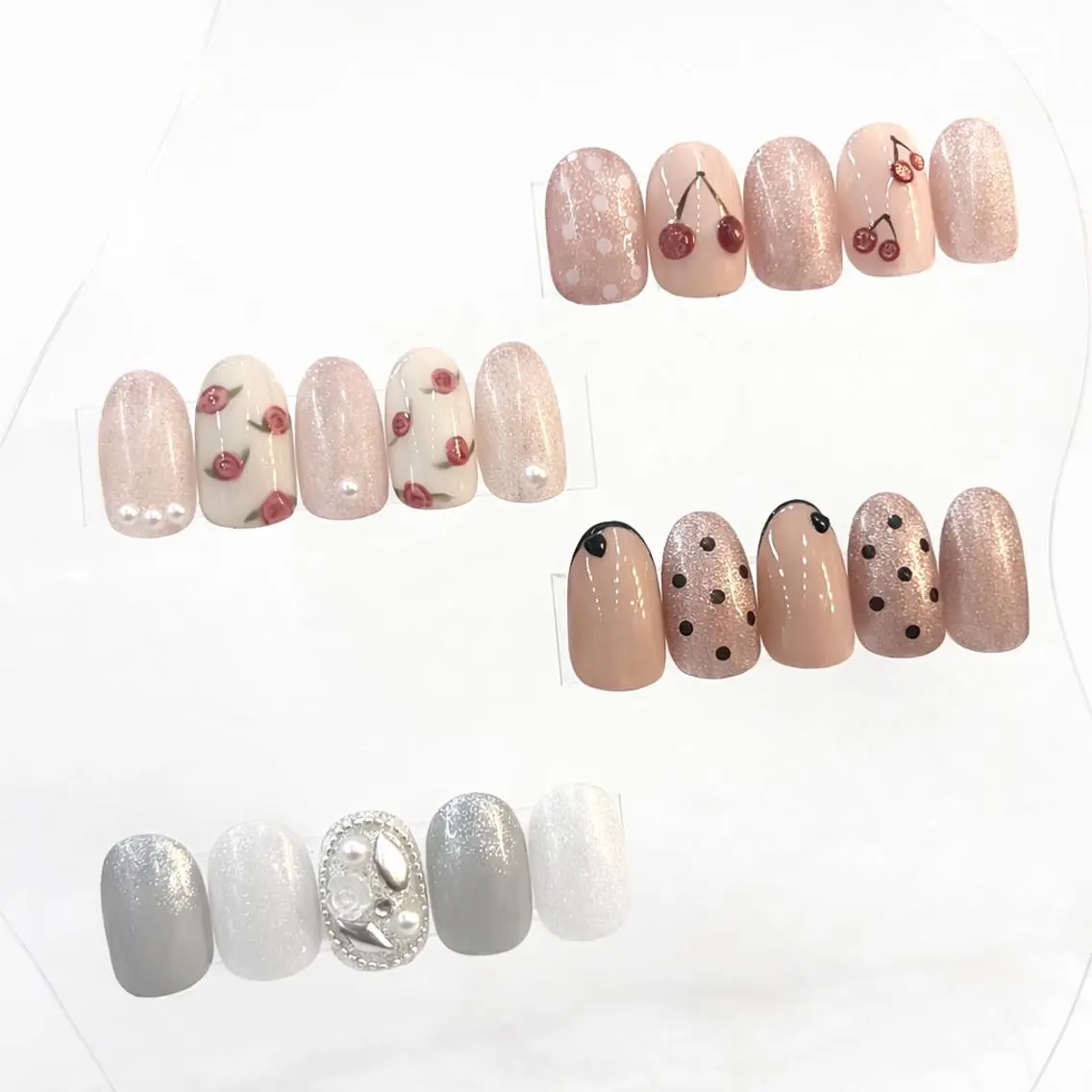 ジェルネイル【オフなし】🎀定額デザインネイル🎀💅HAND💅の写真