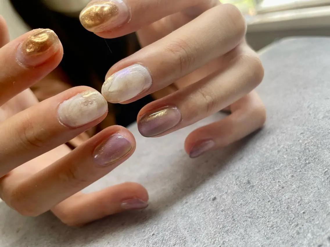 ネイル ハンドネイル ハンドケア Crescent Eye濱谷のネイルデザイン