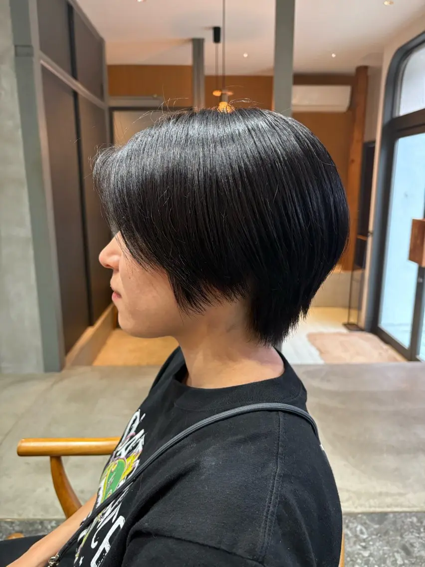 ショート くびれヘア ショートヘア 後藤璃子 (ごとうりこ)のヘアスタイル