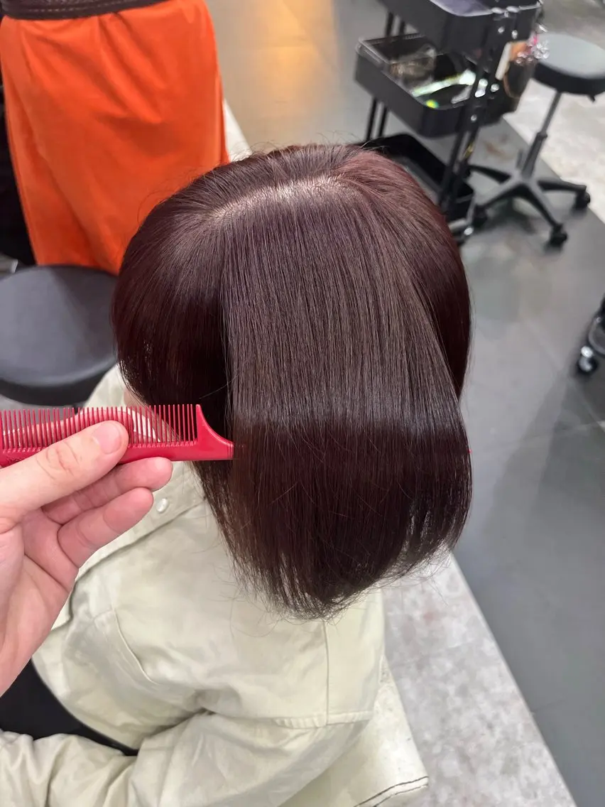 ミディアム カラー ラベンダーカラー ピンクカラー ピンクラベンダー ヘアカラー トリートメント ダブルカラー メンズパーマ大成のヘアスタイル