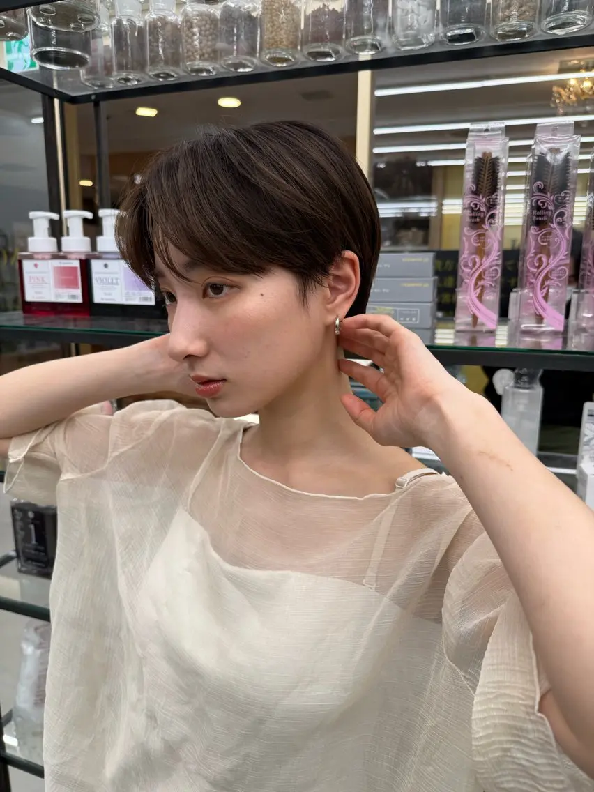 ✂️鎖骨以上の長さ→ショートヘアにイメチェンカット✂️カウンセリング動画を撮影させてくれる方限定✨ ヘアドネーション可の写真