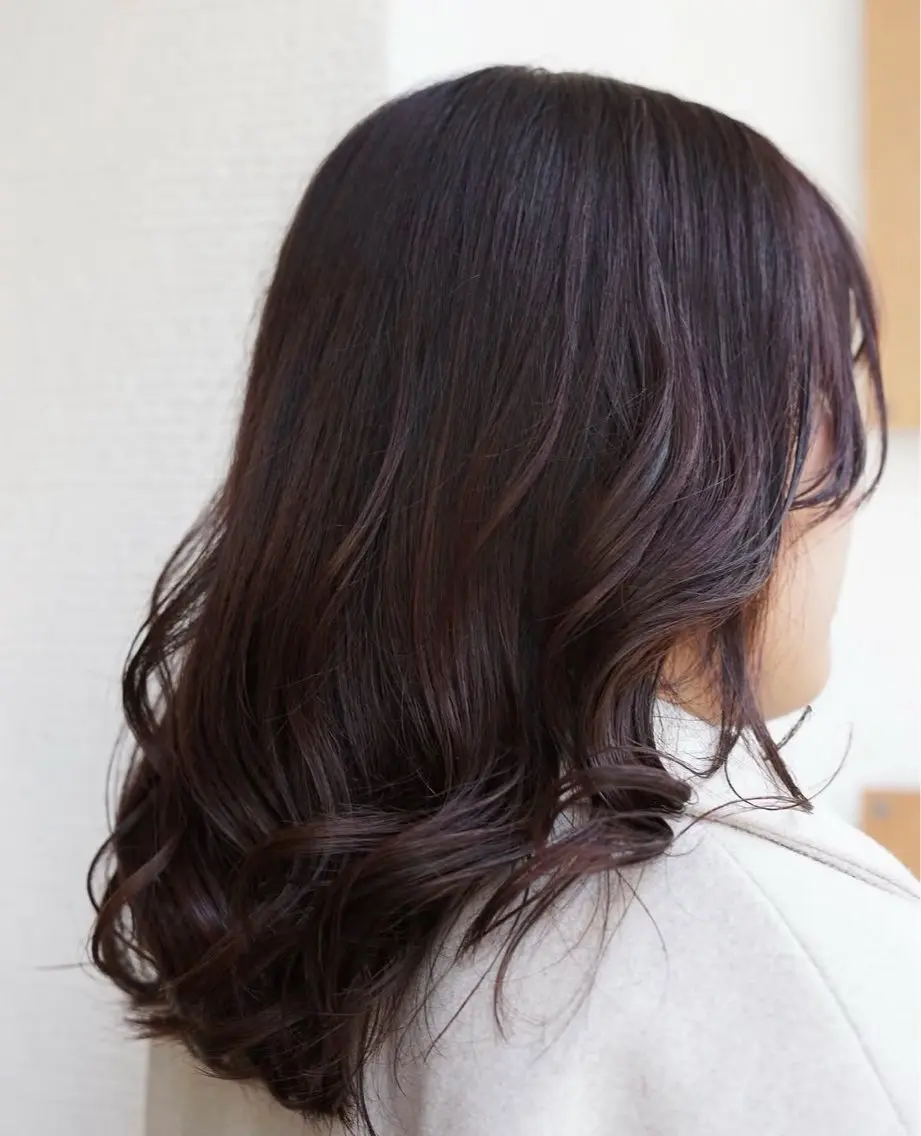 セミロング カラー いちかわ ことねのヘアスタイル