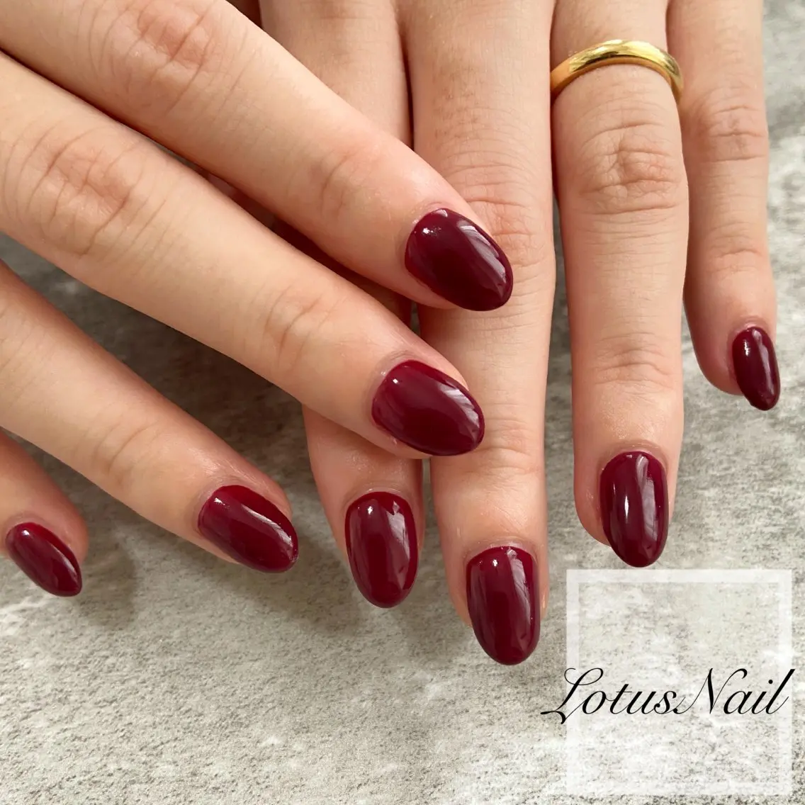 ネイル ワンカラーネイル Lotus Nailのネイルデザイン