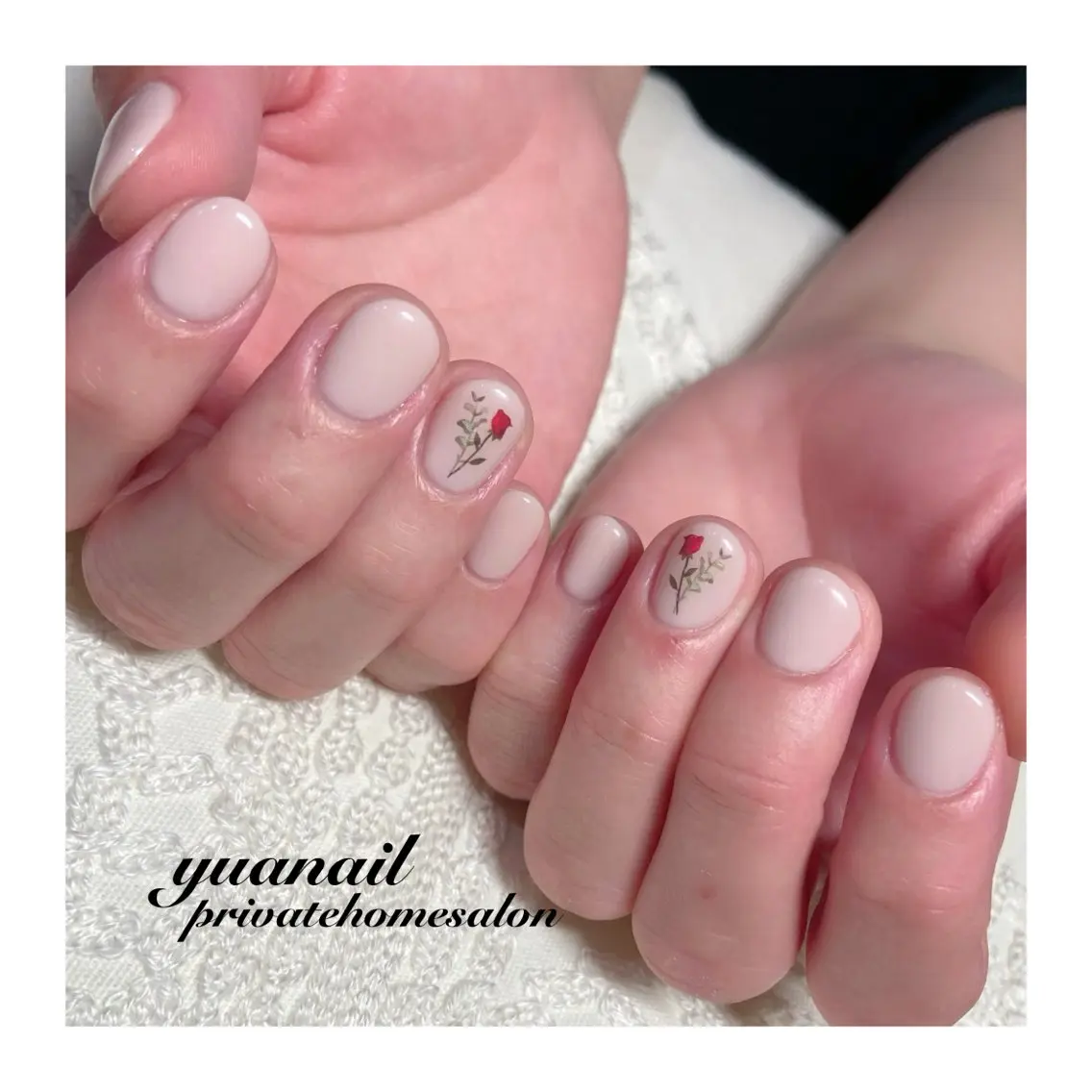 ネイル ワンカラーネイル YÜA NAILのネイルデザイン