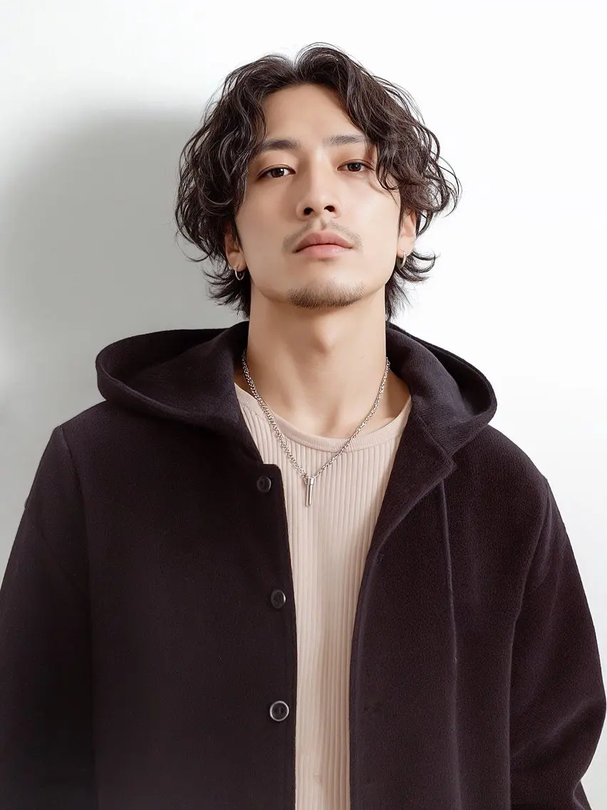 パーマ メンズ メンズパーマ カット パーマ 井澤 祐貴のヘアスタイル