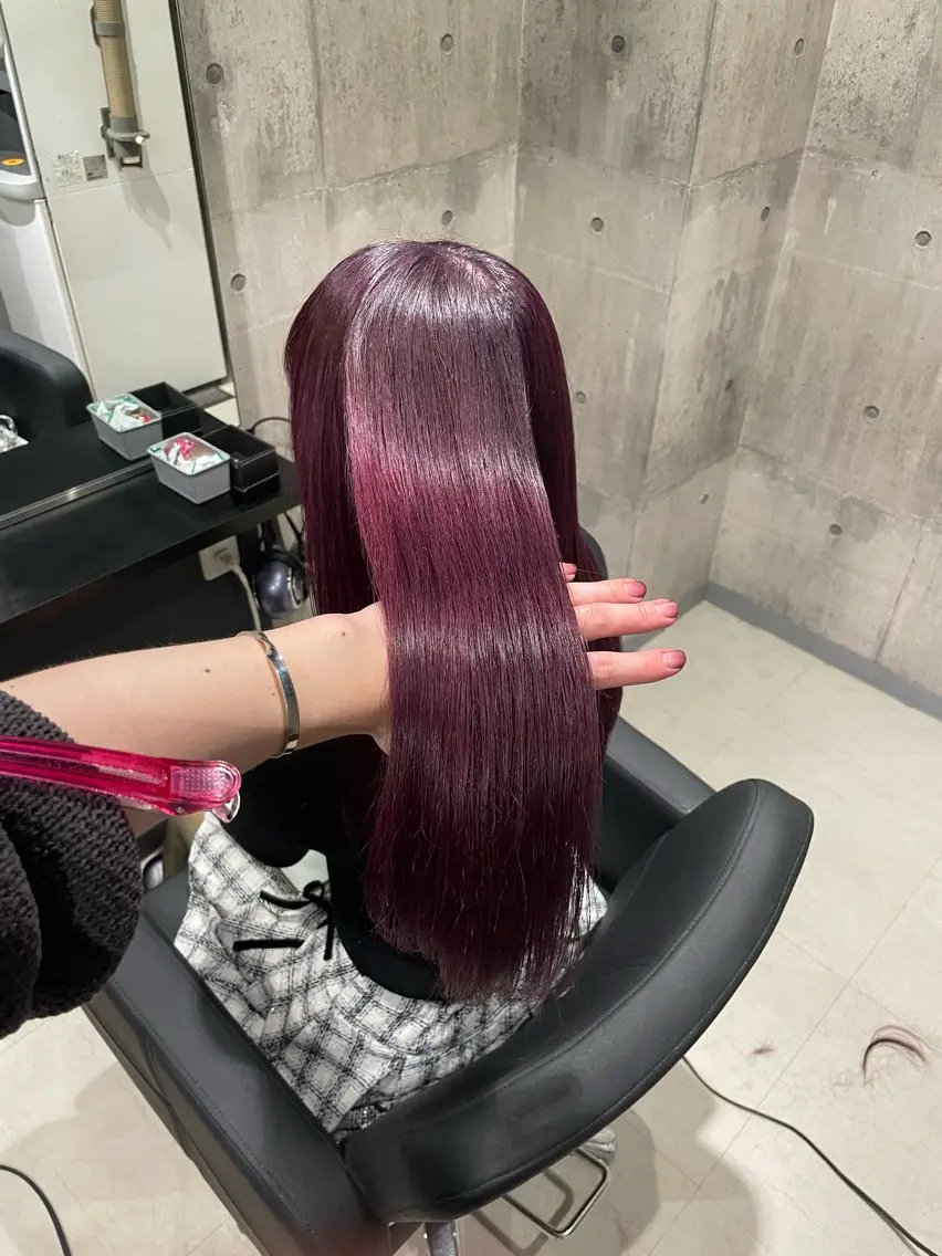 ロング カラー ラベンダーカラー ピンクカラー ピンクラベンダー カット ヘアカラー トリートメント 🫧透明感/美髪🫧 Hiroakiのヘアスタイル