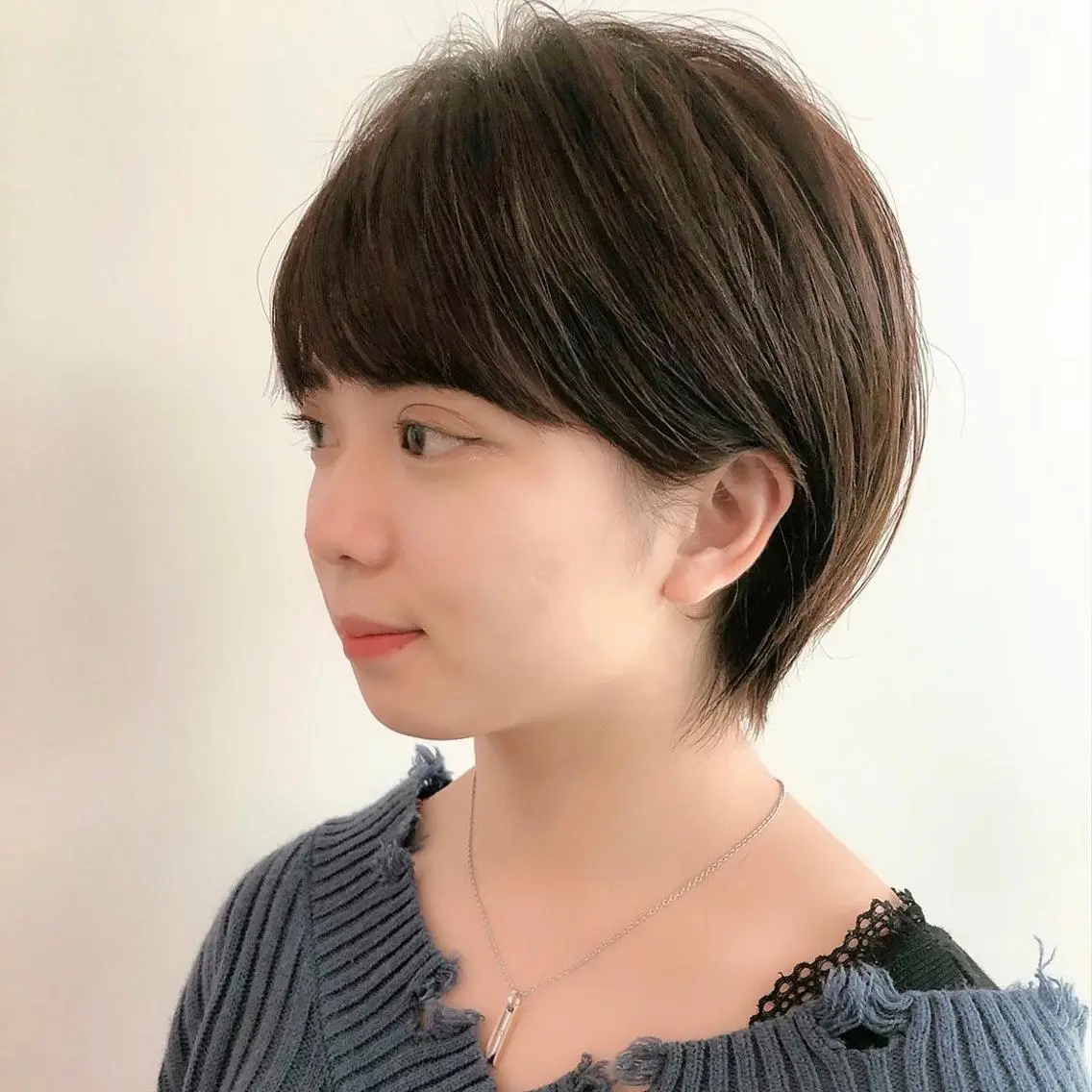 ショート カラー ショートヘア カット ヘアカラー トリートメント 角田 翔太郎のヘアスタイル