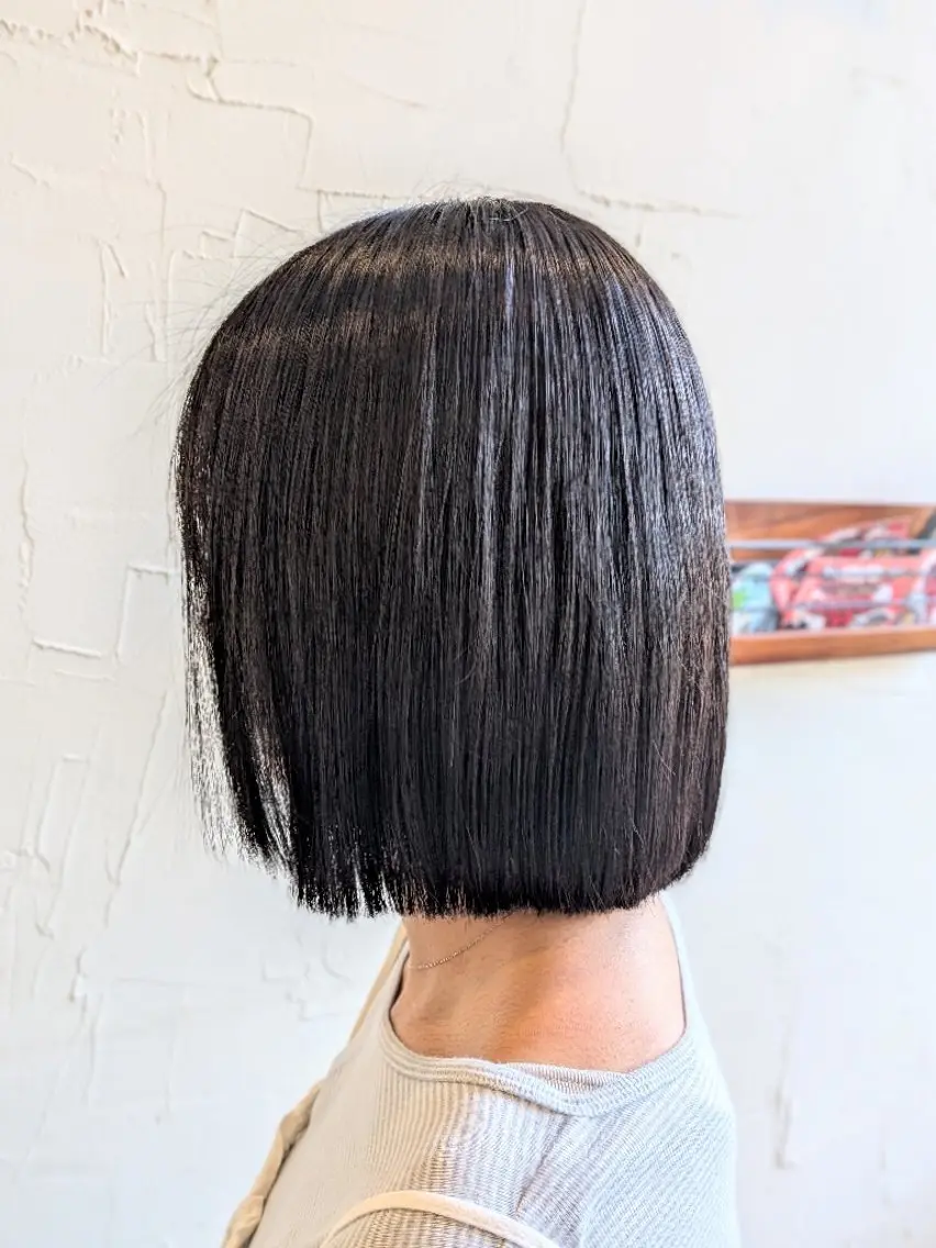 ショート パーマ 縮毛矯正 カット 縮毛矯正 🔸艶髪/髪質改善 ︎ ✂つちや🔸のヘアスタイル