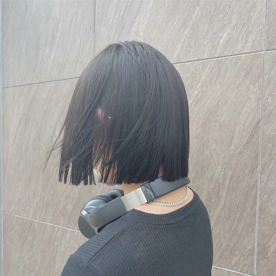 ショート ボブ／メンズパーマ 琢磨のヘアスタイル