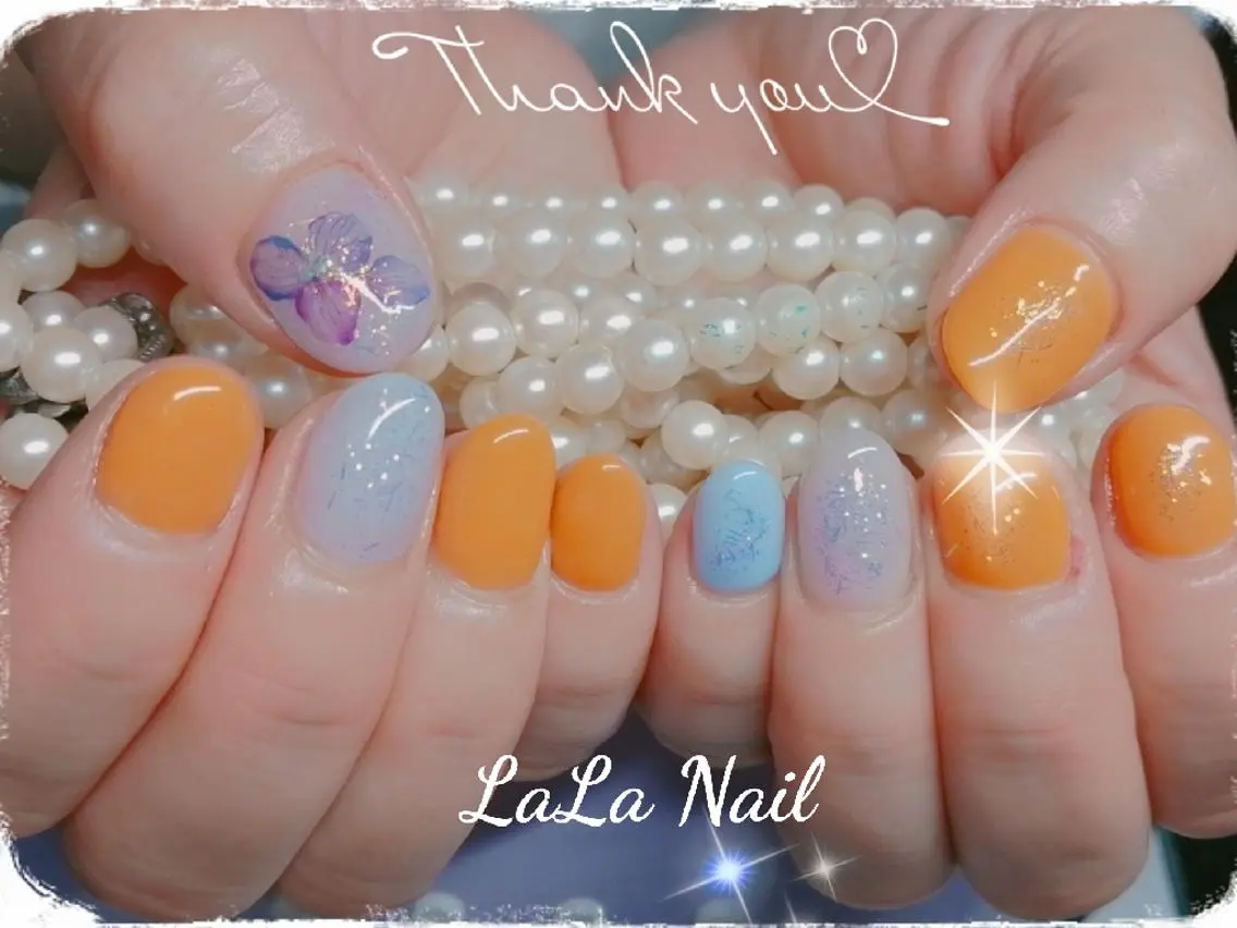ネイル 夏ネイル LaLa Nailのネイルデザイン