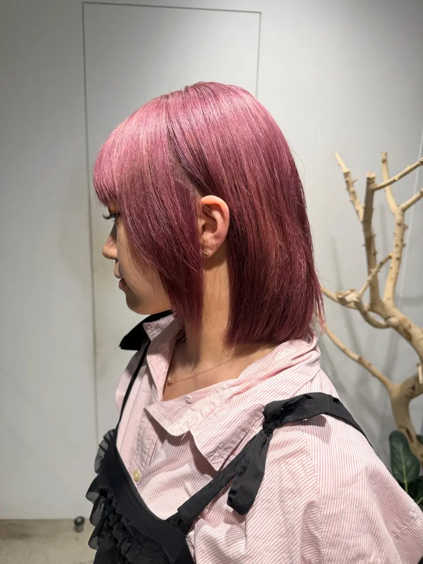 ミディアム ヘアカラー トリートメント メンズカットカラー/ ヘッドスパ☾/ユナのヘアスタイル