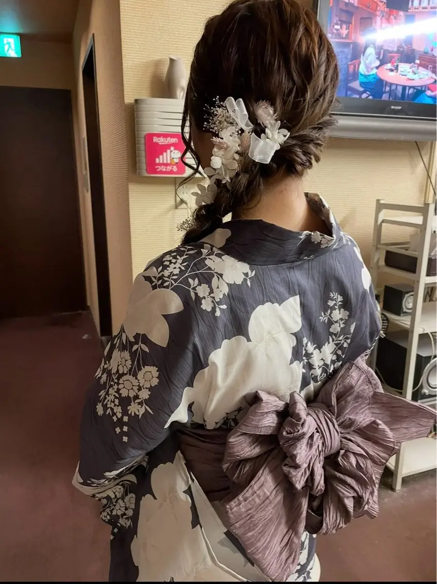セミロング ヘアアレンジ セット&メイク RICK trickのヘアスタイル