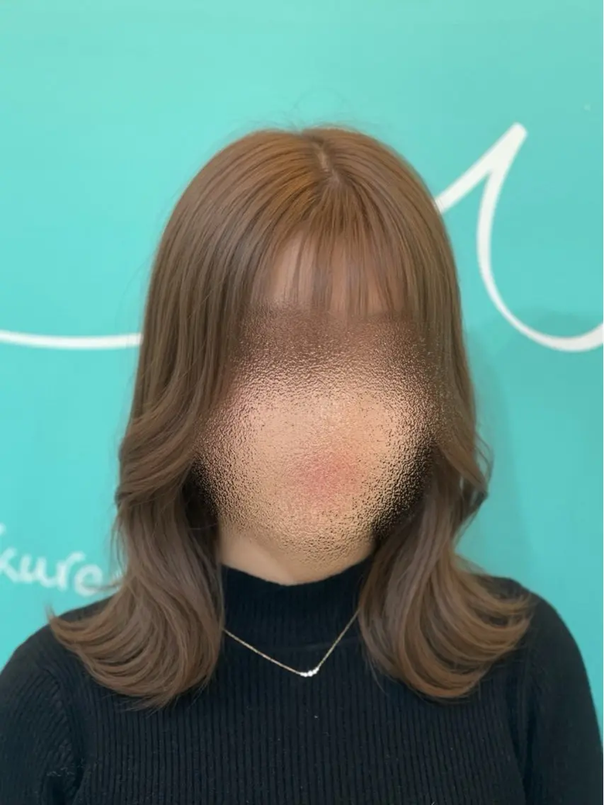 ミディアム ヘアカラー mana/ブリーチ/ メンズ/ヘアセットのヘアスタイル