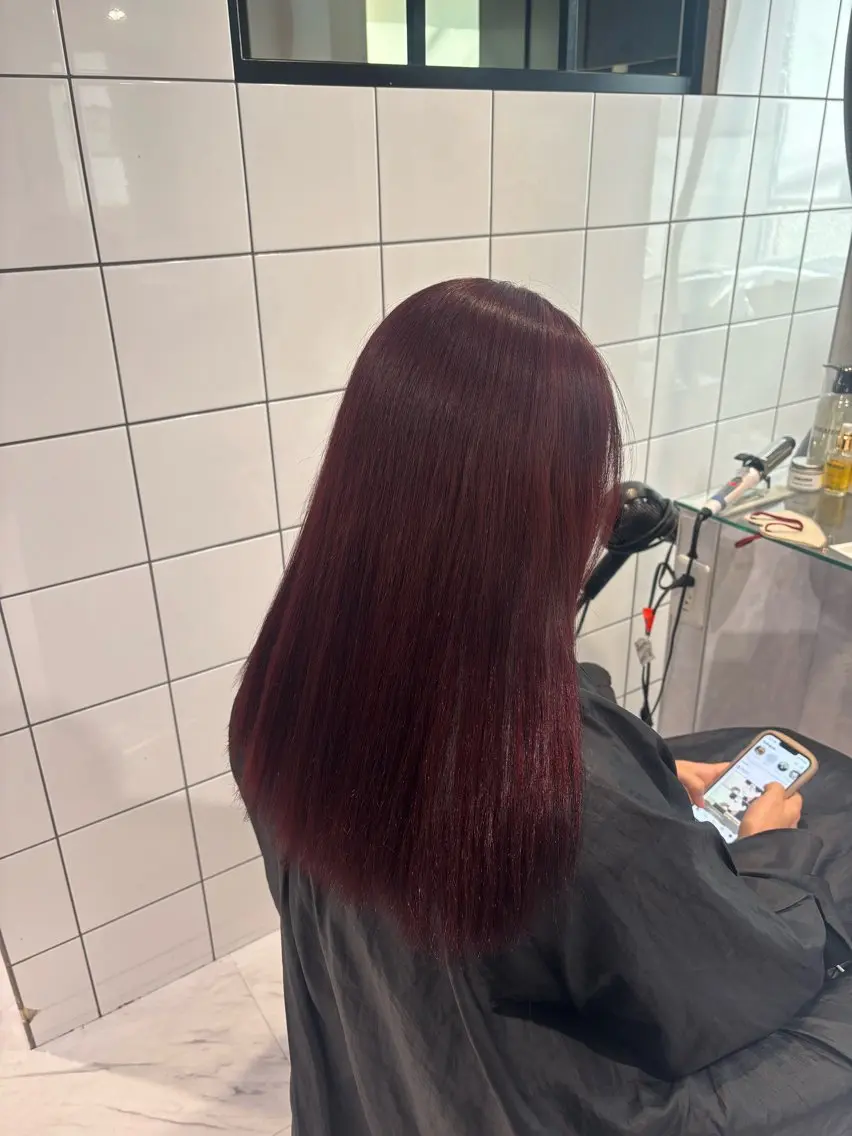 ロング カラー 髪質改善🩰透明感カ ラー🎀hinanoのヘアスタイル