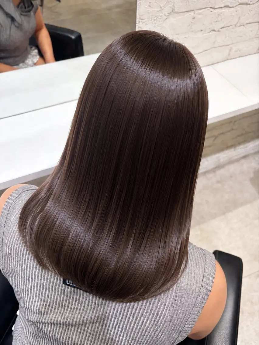 カラー トリートメント miyuu 🫧🤍のヘアスタイル