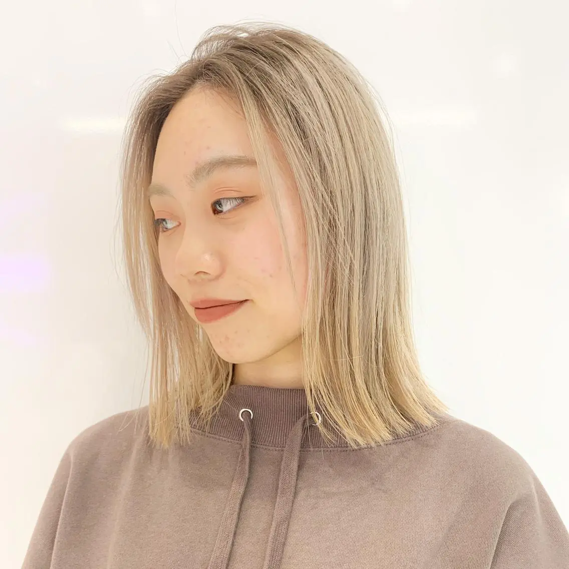 ミディアム カラー カット ヘアカラー トリートメント レイヤー/ブリーチ HIKARU ♡のヘアスタイル
