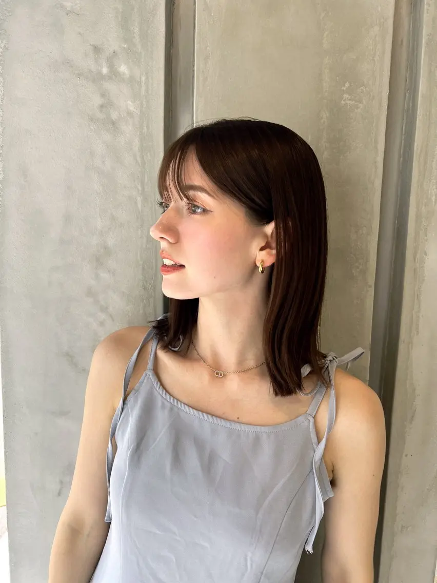 ミディアム カラー カット ヘアカラー トリートメント 💎透明感カラー特化 💎TAISEIのヘアスタイル