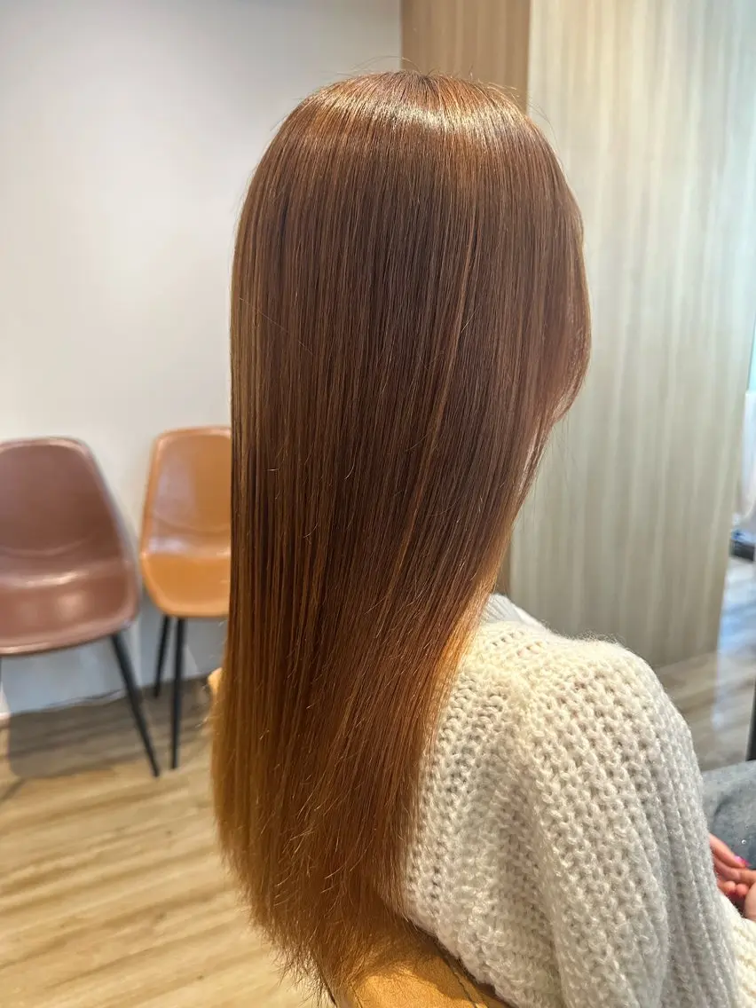 ロング パーマ カット 縮毛矯正 トリートメント ✨✂️Nori ✂️✨のヘアスタイル