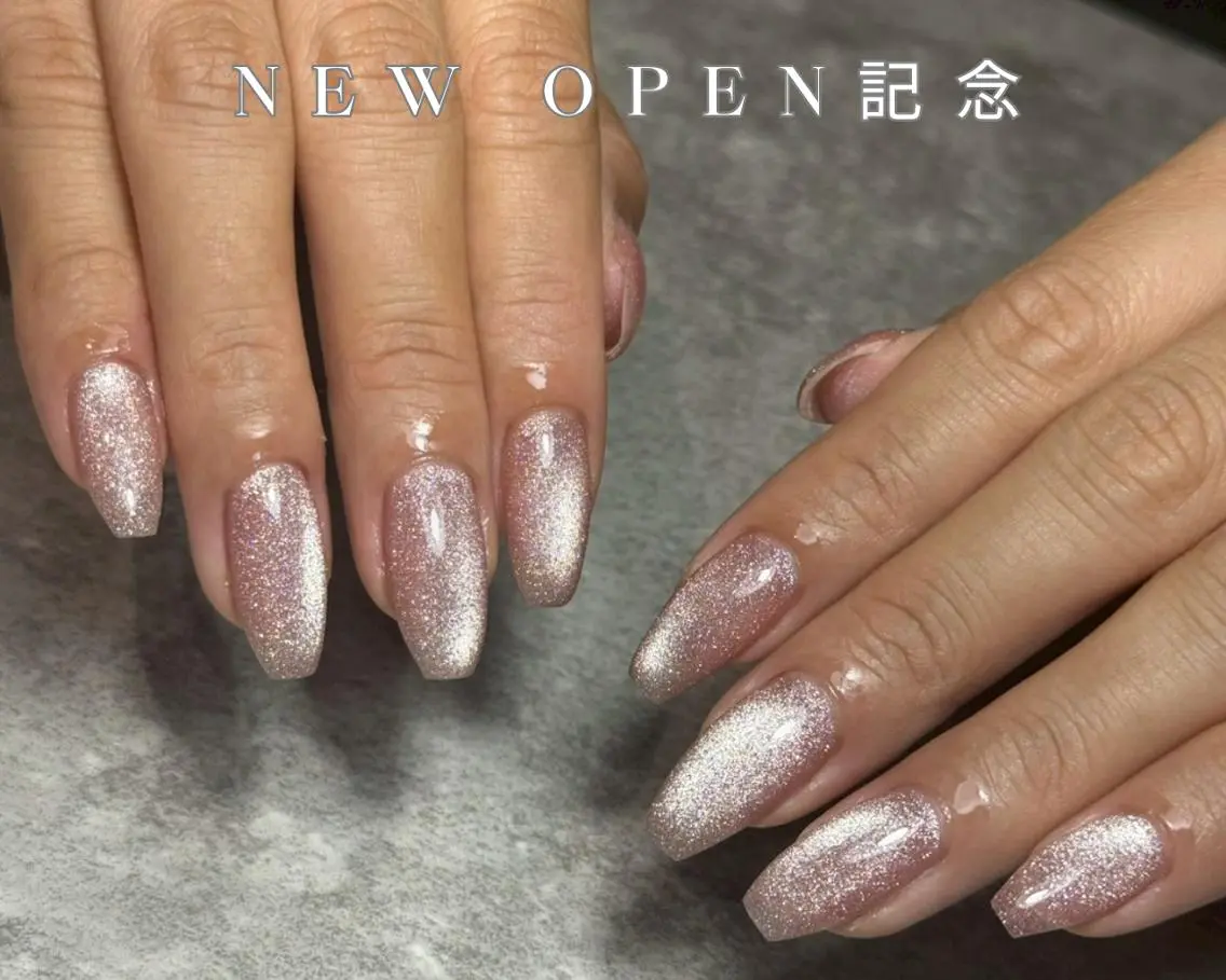ネイル オーロラネイル ボルドー クリアネイル ドット フラッシュネイル ハンドネイル merak大阪難波/ Uenoのネイルデザイン