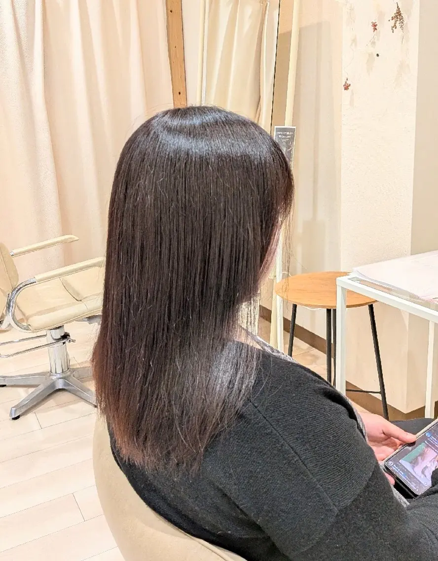 ミディアム ヘアカラー トリートメント 深田 和瑛のヘアスタイル