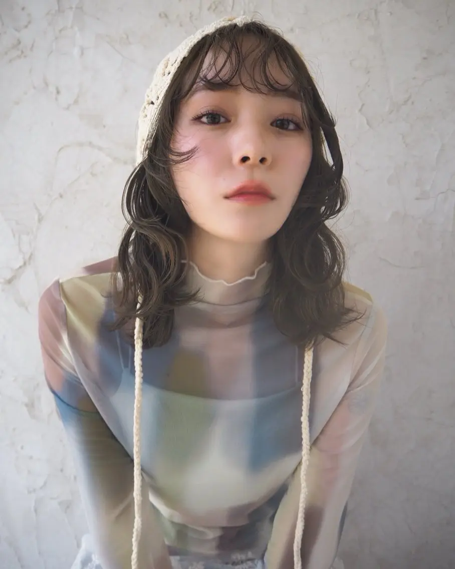 【ダメージレスに透明感が欲しいあなたへ!】カット+ブリーチなしダブルカラー+トリートメントで作る上質な透明感ツヤカラー✨の写真