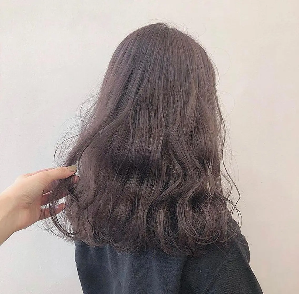 セミロング カラー ラベンダーカラー beauty   beast 西新店のヘアスタイル