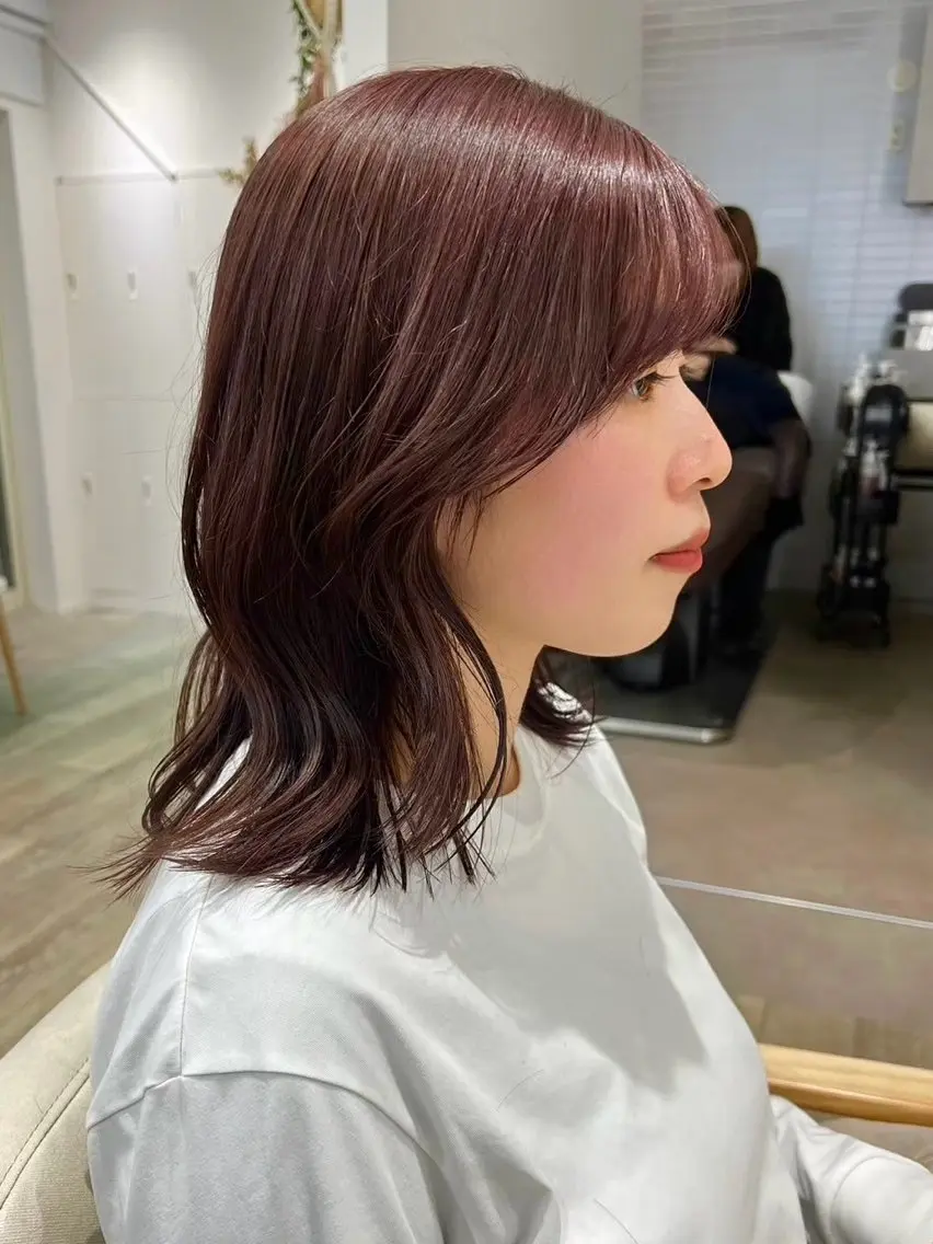 ミディアム 山崎結菜 髪質改善💎のヘアスタイル